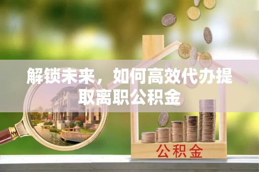 大寮解锁未来，如何高效代办提取离职公积金